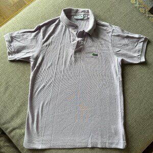 Lacoste Men's Polo in Lavender, Size XS, 100% Cotton
